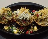 A picture of step 4 of ફણગાવેલા મગ-મઠ  બાસ્કેટ કટોરી ચાટ (Sprouts Basket Katori Chat).