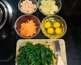 Foto langkah ke 1 dari resep Omelet Sayur.