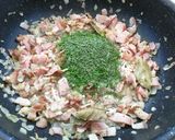 Spenótos, juhtúrós spagetti recept fázis 5 fotója