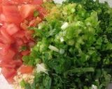 A picture of step 6 of Tabbouleh Parsley Salad.