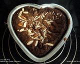 A picture of step 5 of Oats jaggery cake.