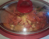 A picture of step 4 of Cabbage Roll Soup.