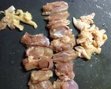 A picture of step 1 of The Secret of a Yakitori Shop's Delicious Chicken Kabobs.