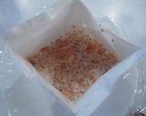 A picture of step 2 of Doll Festival Diamond Shaped Chirashi Sushi.