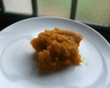 A picture of step 1 of Halloween Wagashi - Kabocha Squash Mochi.