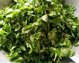 A picture of step 6 of Methi dry sabzi.