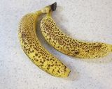 A picture of step 4 of Easy Snack Made in 5 Minutes! Banana Pancake.