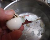 A picture of step 3 of It Comes Off As One Strip! Peel Quail Eggs.