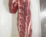 Foto del paso 1 de la receta: Costillas de cerdo bañadas en salsa BBM y miel