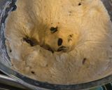 A picture of step 5 of Cinnamon Raisin Challah (One Loaf, Mixed Braids).