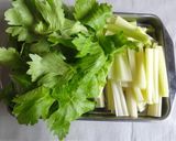 A picture of step 1 of Snack-Time Celery with Vinegar Dressing.