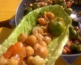 A picture of step 3 of Chickpeas & Mixed Veg Wrap.