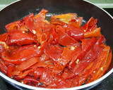 Foto del paso 9 de la receta: Albóndigas de pollo y jamón con tomate y pimientos
