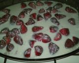 A picture of step 2 of Strawberry cobbler.