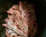 A picture of step 1 of Sweet and Spicy Pepper Steak.