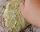 Foto langkah ke 6 dari resep Green Tea Taro Sourdough Bread.