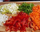 Foto del paso 1 de la receta: Chuletas de Sajonia con fritada de verduras