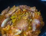 A picture of step 4 of Chicken 🐔 karai.