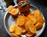 A picture of step 5 of Pear and Persimmon Galette.