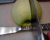 A picture of step 4 of Apple Swan.