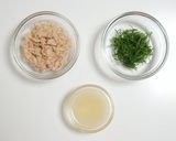 A picture of step 1 of Light and Chewy Hanpen Fritters.
