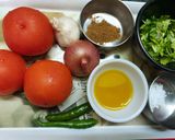A picture of step 1 of Mexican Charred Tomato Garlic Salsa.