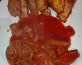 Foto del paso 3 de la receta Calamares en salsa americana con patatas Deluxe
