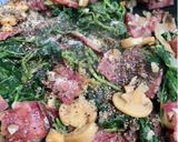 Foto langkah ke 7 dari resep Spinach Quiche with smoke beef.