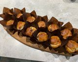 A picture of step 8 of Emma and Charlotte’s ‘special’ gluten free muffins.