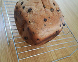 A picture of step 4 of Banana and Chocolate chips bread using a bread machine.