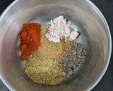 A picture of step 4 of Chatpata kand(purple yam).