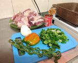 Foto del paso 1 de la receta: Tallarines con estofado de costilla