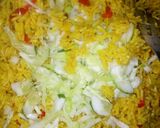 Soyayyar shinkafa mai kori da half-fried Eggmatakin girki4 hoto