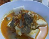 Foto langkah ke 6 dari resep Ketupat Kari Daging Sapi (Kari Instan).