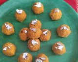 A picture of step 14 of No Sugar Motichoor Laddoo in Air fryer.