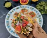 A picture of step 5 of Basket chaat.