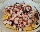 Foto del paso 4 de la receta: Ensalada de pasta y pulpo con mayonesa de mango