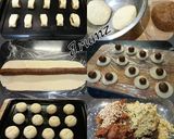 A picture of step 2 of Makrout🌰🍯🍰 (Semolina and Date Cookie) / مقروط بالسميدة و التمر🍰🍯🌰.