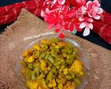 A picture of step 4 of Beans Sabji.