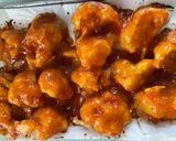 รูปขั้นตอนการทำที่ 2 ของ ดอกกะหล่ำอบซอสฮอทวิง🌶️🍅🍋Cauliflower Buffalo Wing🌶️🍅