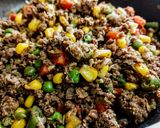 Foto del paso 2 de la receta: CARNE Picada Con 🫑🥕🧅🌽🧄Vegetales...!