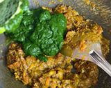 A picture of step 6 of High Protein Palak Paneer Bhurji No Cream Only Milk 🥛 Se Creamy & Calcium Rich.