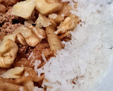 Foto del paso 3 de la receta: Manzana y coco rallados con canela y nueces 🍋Postrecito de 5 ing.,10 en salud, 0 en complicaciones