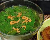 Hình bước làm 3 của món Canh rau dền cơm nấu tôm khô