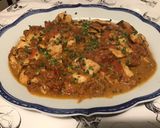 Une image de l'étape 12 de Poulet aux tomates et moutarde de Dijon.