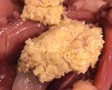 Hình bước làm 1 của món Bạch tuộc nướng sate