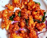 A picture of step 3 of Gopi65 |Cauliflower Chilli.