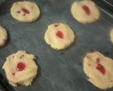 A picture of step 3 of Coconut and cherry biscuits.
