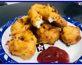 A picture of step 3 of Breakfast Vadas.