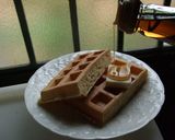 A picture of step 7 of American-Style Waffles.